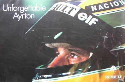 ``Unforgettable Ayrton`` Poster