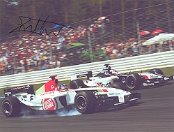 Memorabilia Villeneuve Signed BAR Photo