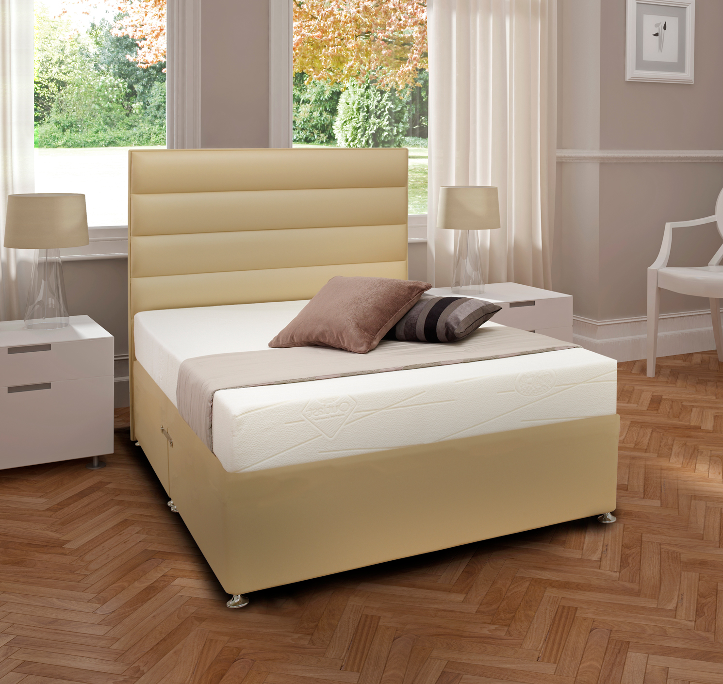 Deluxe Faux Leather Single Divan