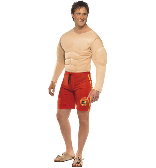 Baywatch Lifeguard Fancy Dress Costume