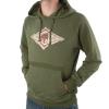 Bear Logo Hoody. Olive