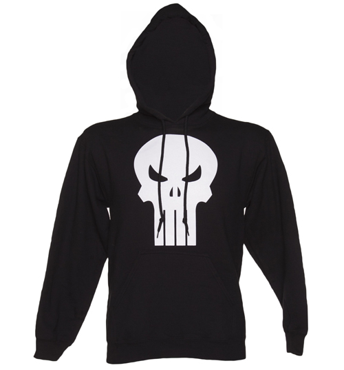 Black Punisher Logo Marvel Hoodie