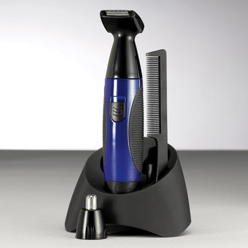 Mens Blue and Black Nasal Trimmer