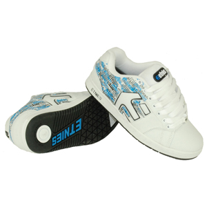 Etnies Cinch Shoe. Blue Black White