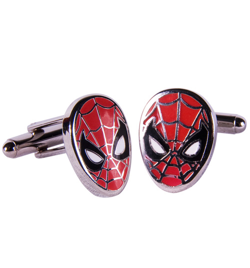 mens Marvel Spiderman Cufflinks