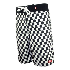 Vans Zag Check Boardie. White