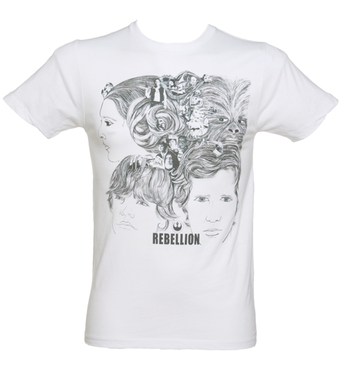 White Star Wars Revolver T-Shirt