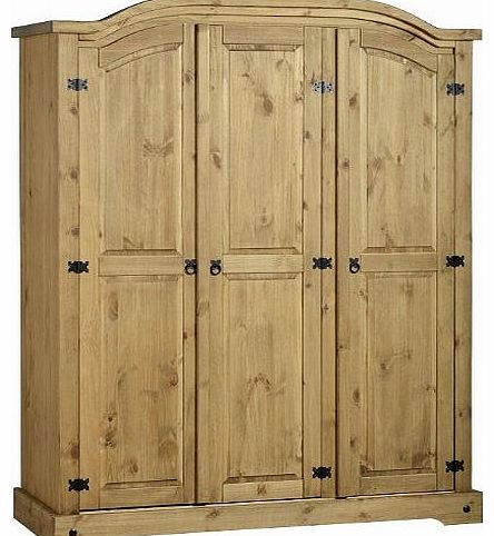 Corona 3-Door Arch Top Wardrobe