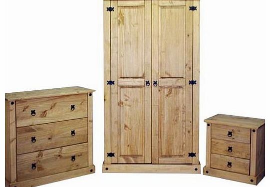 Mercers Furniture Corona Economy 3 Piece Bedroom Set