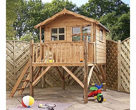 Poppy Tower Playhouse with Balcony