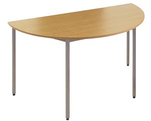 Meridian semi circular training table