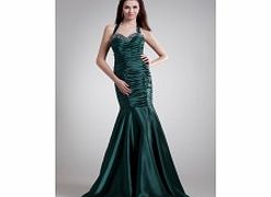 MERMAID Halter Crossed Straps Backless Beading