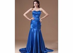 MERMAID Sweetheart Backless Beading Pleated