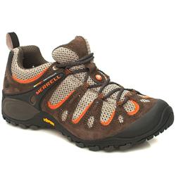 Merrell Male Cham Iso Nubuck Upper in Brown and Orange