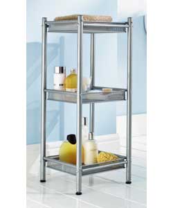 Mesh 3 Tier Bathroom Storage Unit