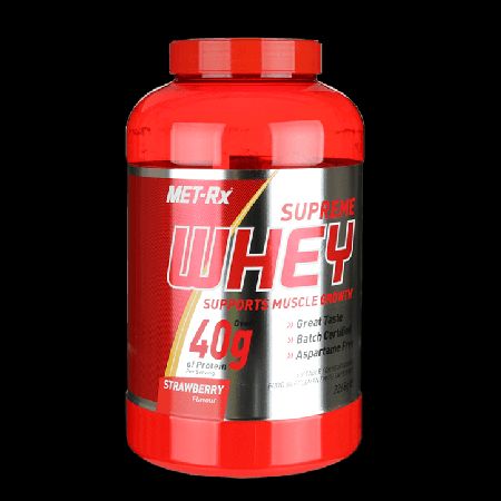 Met-Rx Supreme Whey Strawberry 2268g - 2268g