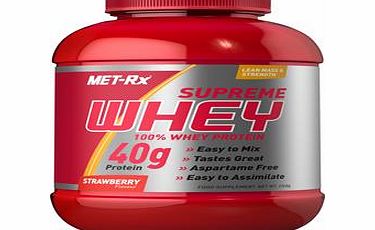 Met-Rx Supreme Whey Strawberry 5lb