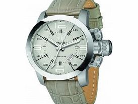 Mens Initial Grey Watch