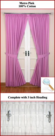 Pink Curtains