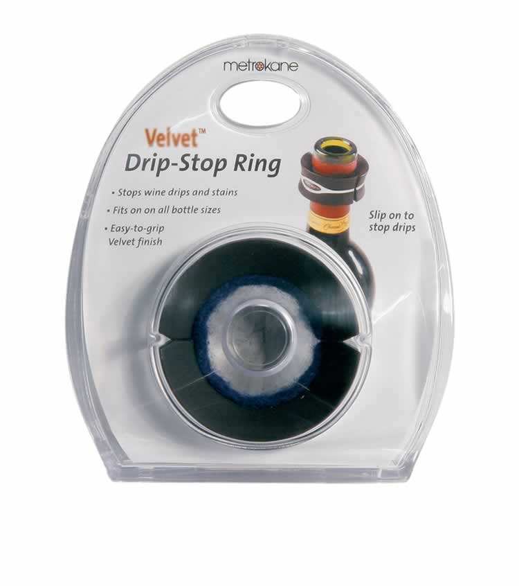 Drip stop ring