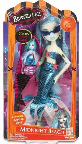 Bratzillaz - Midnight Beach Glow in the Dark Fianna Fins With Accessories