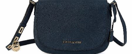 Michael Kors Large Hamilton Messenger Navy