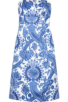 Porcelain print dress