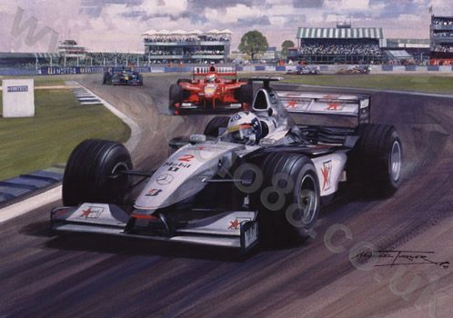 Flying Scotsman - David Coulthard Print