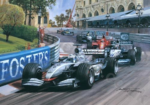 Winning Combination - David Coulthard Print