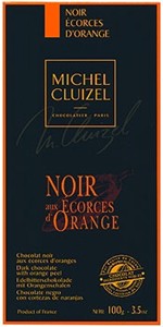 Noir aux Ecorces Dorange, dark chocolate bar