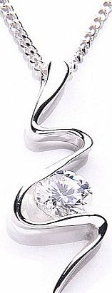 MiChic Premium Silver Cubic Zirconia Fancy Pendant