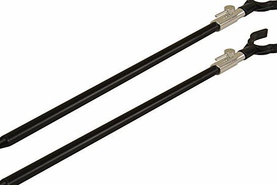 Michigan 2 x Michigan Telescopic Fishing Bankstick 40 - 60cm Rod Rest Coarse/Carp