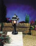 Micromark GLOSS BLACK SANTOS PEDESTAL LANTERN