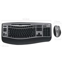 Microsoft Wireless Laser 6000 2.0 Desktop - Silver USB