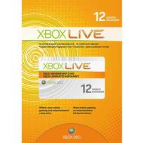 XBOX 360 LIVE 12 MONTH GOLD MEMB