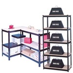 Mighty Boltless Shelving Unit-Black