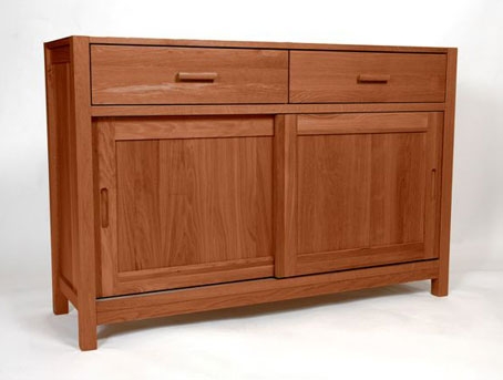 Dark Oak Sideboard or Dresser Base - 1350mm