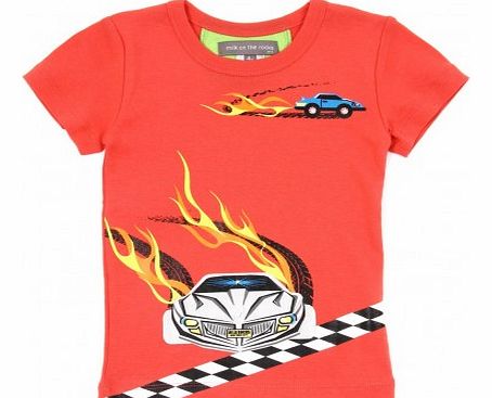 Drive T-shirt - Tangerine `2 years