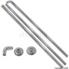 Chrome Plated 4-Way Shower Rail 240cm