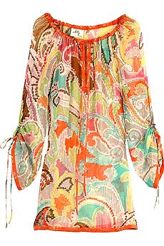 Abstract Paisley Tunic