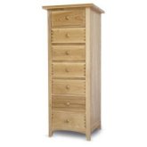 milton 7 Drawer Tallboy - natural