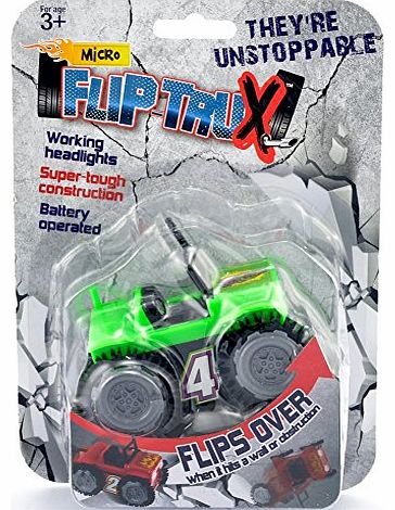 MICRO STUNT FLIP CAR TRUCK TOY KIDS BOYS GIFT FUN LIGHTS FAST PLAY BATTERY NEW