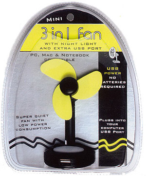 Mini 3 in 1 USB Fan