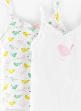 Mini Boden 2 Pack Vests Birds Mini Boden, Birds 35023332