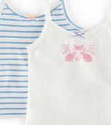 Mini Boden 2 Pack Vests, Secret Garden 34572362