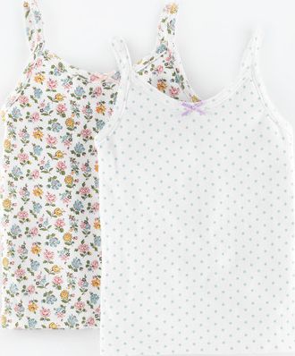 Mini Boden 2 Pack Vests Sprig Mini Boden, Sprig 35023498