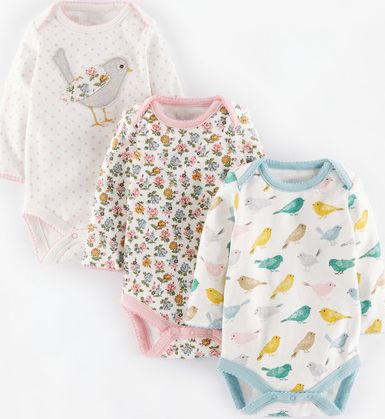 Mini Boden, 1669[^]34999656 3 Pack Bodies Gift Set Birds/Snowdrop Sprig Mini