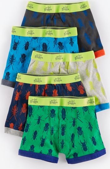 Mini Boden, 1669[^]35023530 5 Pack Boxers Bugs Mini Boden, Bugs 35023530