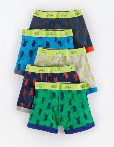 Mini Boden 5 Pack Boxers Bugs Mini Boden, Bugs 35023548