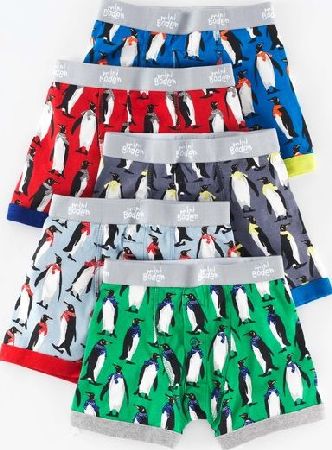 Mini Boden 5 Pack Boxers Penguins Mini Boden, Penguins